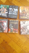 DVD диски новые в заводской упаковке: 
1. Беовульф
2. Явление
3. Войнат невест
4. Хитмэн
5. Семь
6. Звездные войны
7.  Веселые каникулы
8. Индиана Джонс и Храм судьбы
9. Не шутите с Ящчаном
 ...