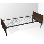 Кровати, матрасы объявление но. 1660564: Кровати с прочными металлическими сетками, ЛДСП кровати