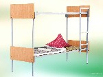 Кровати, матрасы объявление но. 962076: Кровати металлические для времянок, кровати металлические для рабочих, кровати для лагерей, кровати металлические с ДСП спинками дёшево.